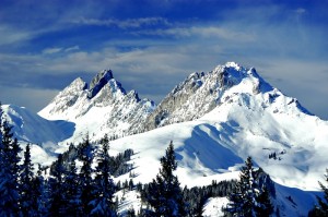 Schneebedeckte Berge