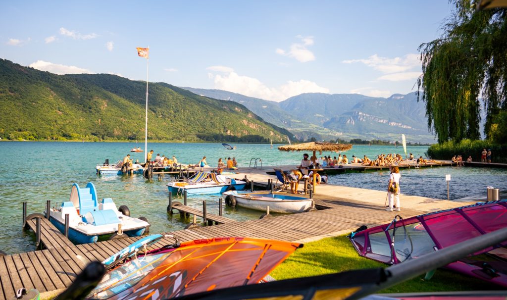 Kalterer See in Südtirol